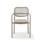 Berlin rakásolható kerti karosszék taupe