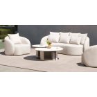 Cosy kerek alumínium asztal fehér