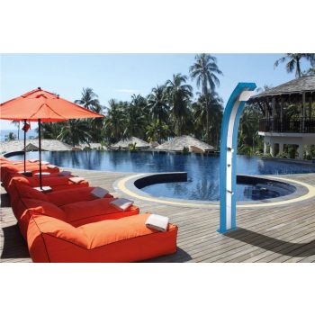 Dada D330 íves kerti szolár zuhany lábmosóval