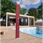 Dada S D440 egyenes kerti szolár zuhany kézi zuhannyal és vízkőszűrő készlettel