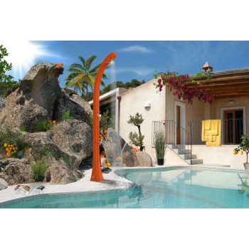 Happy One F120 kerti szolár zuhany lábmosóval