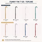 Funny Yin T125 - Topline íves kerti hideg-meleg vizes zuhany lábmosóval