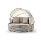 Eden napágy fehér/bézs