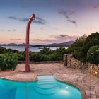 Jolly A540 Topline íves szolár kerti zuhany kézi zuhannyal