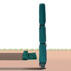 Jolly A540 Topline íves szolár kerti zuhany kézi zuhannyal