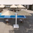 K_due Napernyő 2 függetlenül behúzható karral, gázrugóval T verzió 300x600 cm