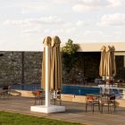 K_due Napernyő 2 függetlenül behúzható karral, gázrugóval T verzió 300x600 cm