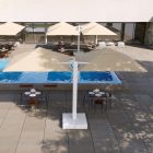 K_due Napernyő 2 függetlenül behúzható karral, gázrugóval T verzió 350x700 cm