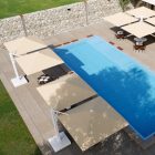 K_due Napernyő 2 függetlenül behúzható karral, gázrugóval V verzió 300x600 cm