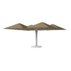 K_quattro Négy gázrugós, behúzható karral ellátott napernyő 600x600 cm