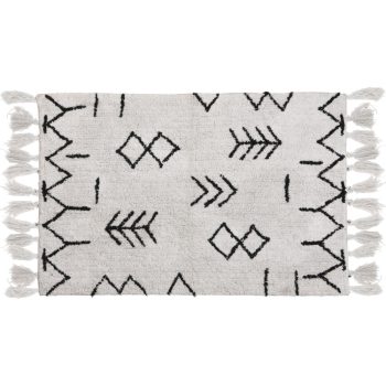 Zigzag pamutszőnyeg 60x90 cm	