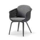 Melrose kerti karosszék antracit/sötétszürke