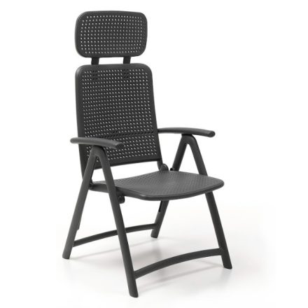 NARDI Acquamarina Összecsukható Kültéri Karosszék Antracit Szürke