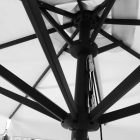 Petrarca aluminium  vázas napernyő  3.5 x 3.5 m