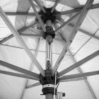 Petrarca fa vázas napernyő 3.5 x 3.5 m