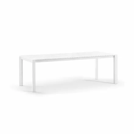 Stromboli fehér bővíthető alumínium asztal 90 x 180-240 cm