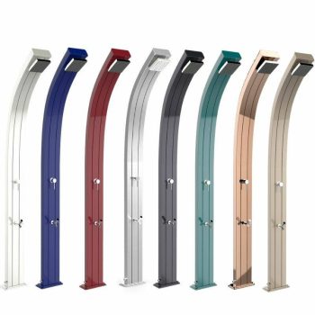 Spring A120 Topline íves kerti szolár zuhany lábmosóval