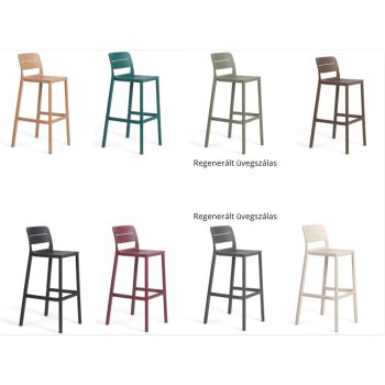 Nardi Cassia kültéri bárszék több színben