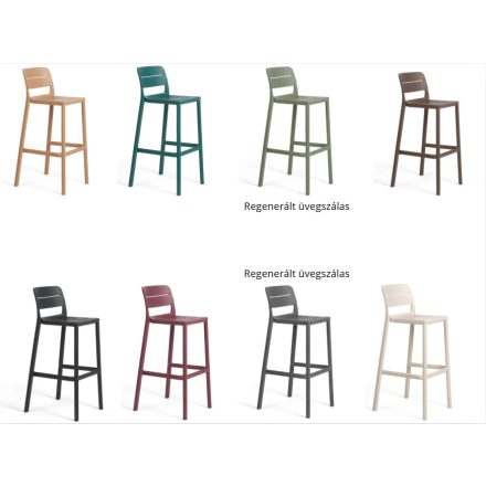 Nardi Cassia kültéri bárszék több színben