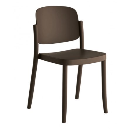 Piazza 1 műanyag kerti szék barna