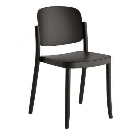 Piazza 1 műanyag kerti szék fekete