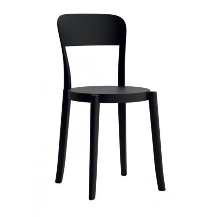 Torre műanyag kerti szék fekete