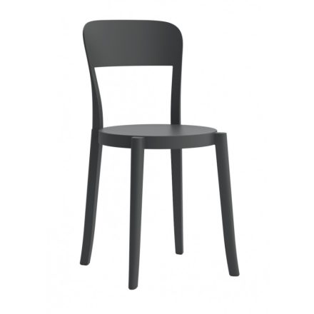 Torre műanyag kerti szék sötétszürke