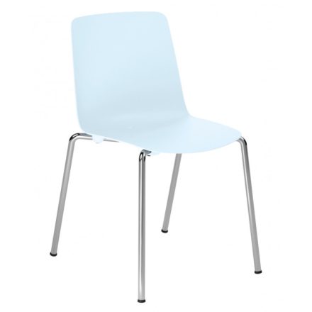 Vesper 1 műanyag kerti szék halvány kék
