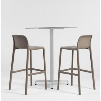   Nardi Faro bárszék - Fiore bárasztal 80 cm asztal 2 személyes több színben