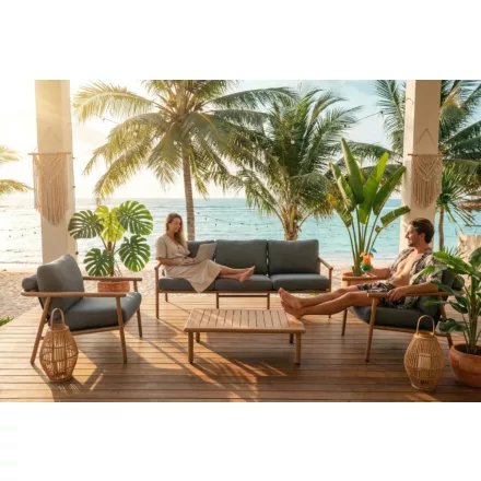 Bali fahatású lounge szett
