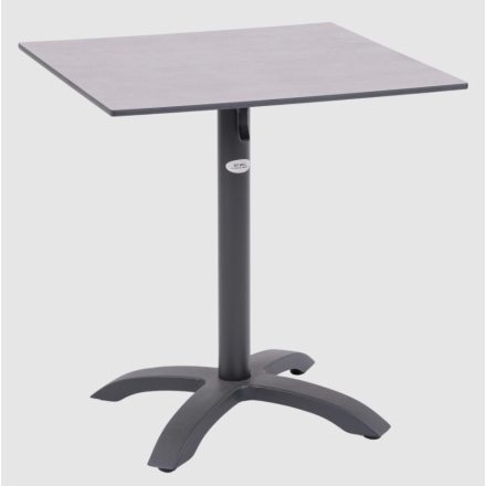 Cross-1 kültéri por-szórt alumínium asztalláb antracit lehajtható