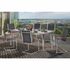 Garda szánkótalpas karosszék szürke