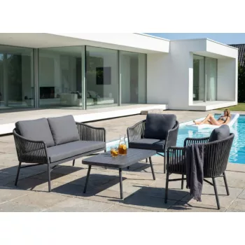 Jacky lounge szett antracitszürke
