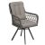 Neo forgatható kerti szék szürke