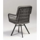 Neo forgatható kerti szék szürke