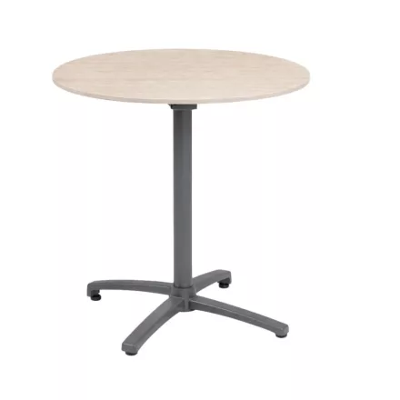 Thea lehajtható körasztal 70cm antracit/travertin