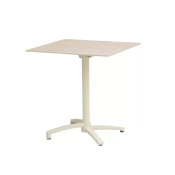 Thea Plus lehajtható asztal 70x70cm travertin