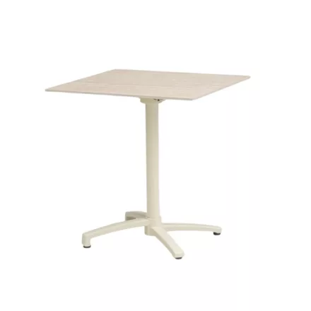 Thea Plus lehajtható asztal 70x70cm travertin