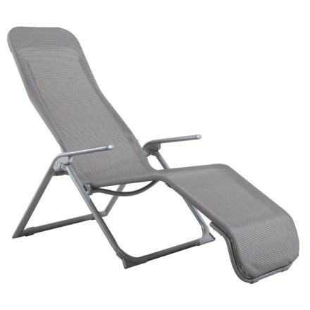 Wellness dönthető napozóágy világosszürke