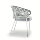 Atol kerti karosszék fehér/világosszürke