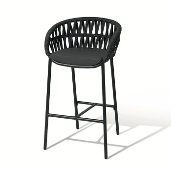 Tahiti kerti bárszék fekete/szürke