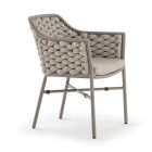 Panama rakásolható kerti szék taupe-bézs