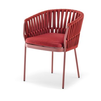 Soho kerti karosszék vörös színben