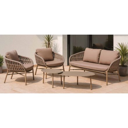 Tahiti kerti ülőgarnitúra taupe/taupe