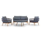 Alicante kerti szett antracit/sötétszürke