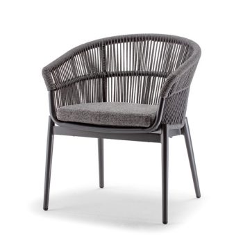 Tropea kerti karosszék antracit