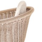 Melrose kerti karosszék fehér/natúr