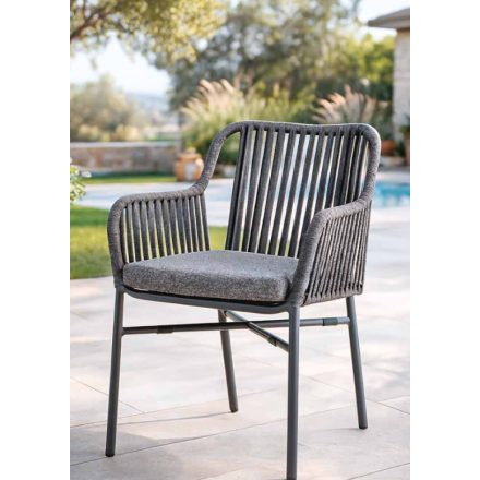 Beverly kerti karosszék antracit/sötétszürke