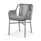 Beverly kerti karosszék antracit/sötétszürke