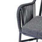 Beverly kerti karosszék antracit/sötétszürke